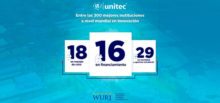 UNITEC destaca como una de las universidades más innovadoras del mundo en ranking WURI
